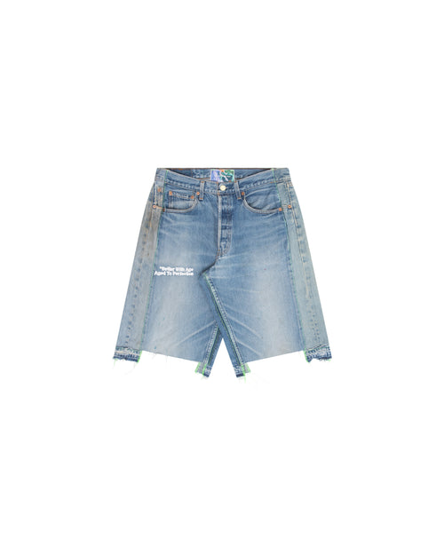 MONROE TRIPLE-WIDE DENIM SHORT
